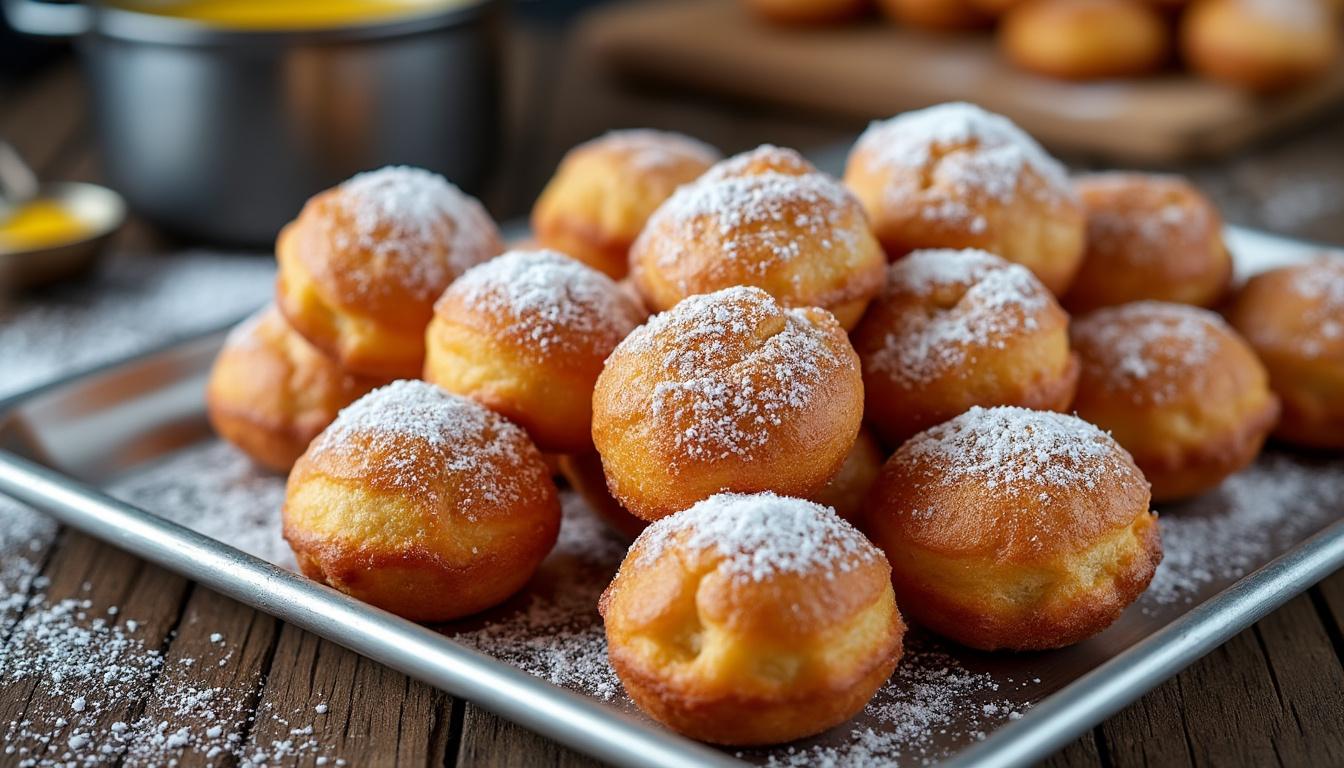 découvrez une recette simple et rapide de beignets moelleux, parfaite pour un goûter gourmand en un rien de temps.