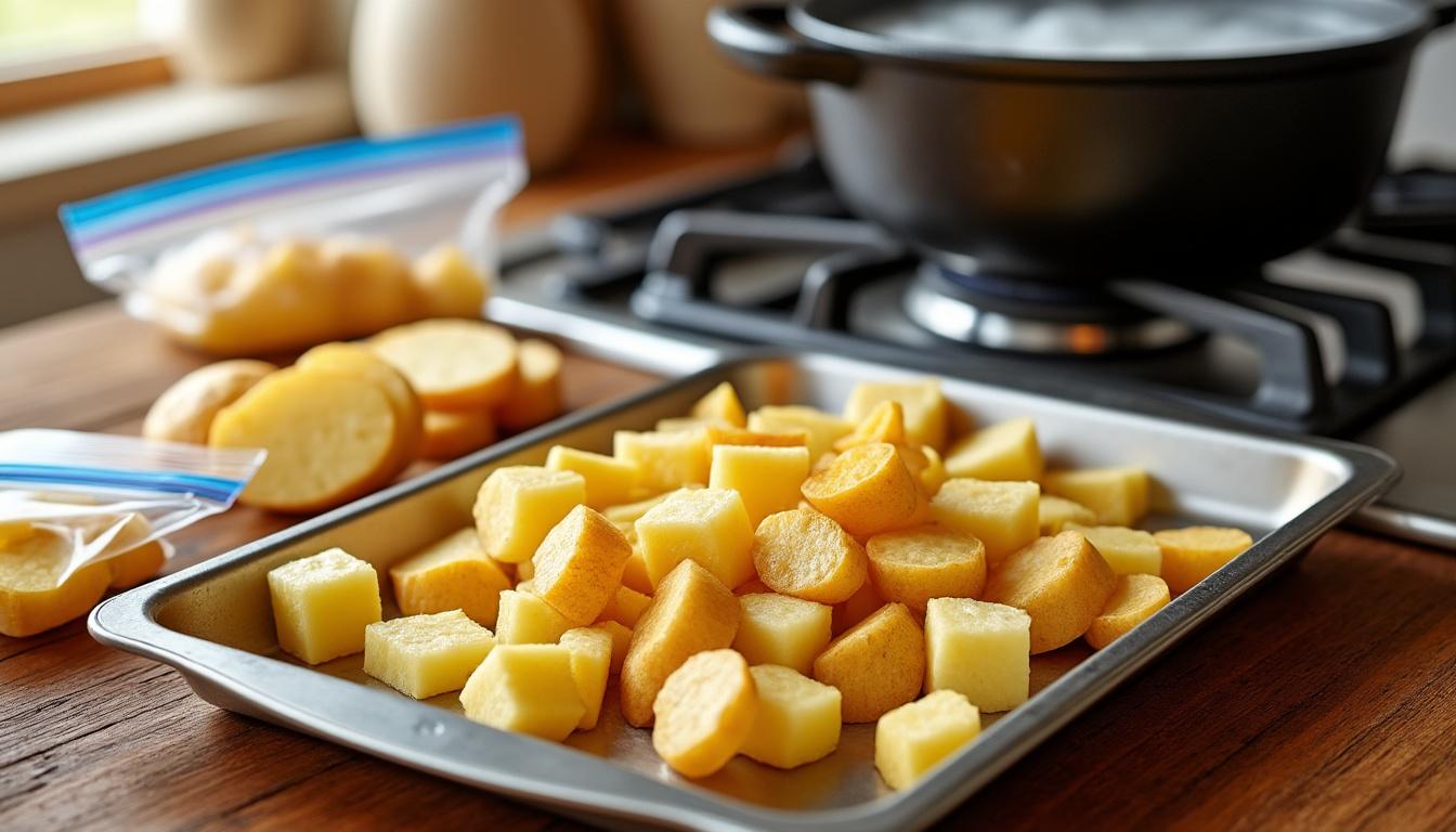 apprenez comment congeler des pommes de terre facilement pour conserver leur fraîcheur et les utiliser plus tard dans vos recettes préférées.