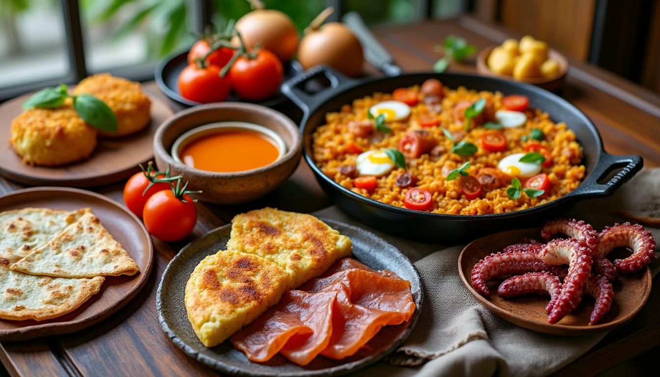 découvrez les délicieuses spécialités culinaires espagnoles, des recettes traditionnelles aux saveurs authentiques de l'espagne.